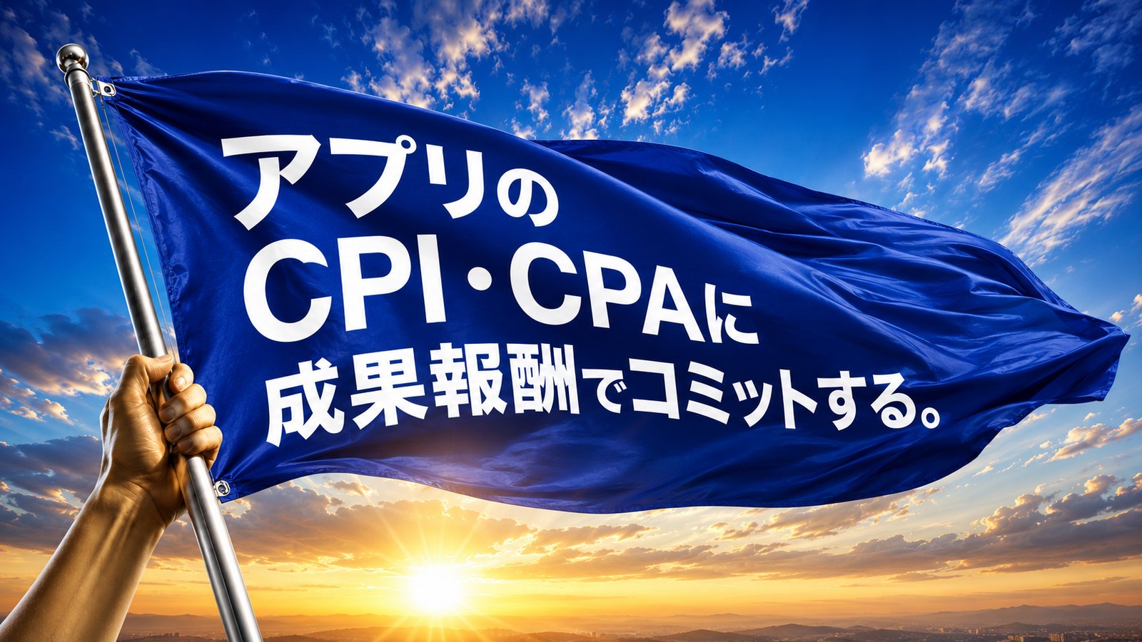 アプリのCPI・CPAに、成果報酬でコミットする。